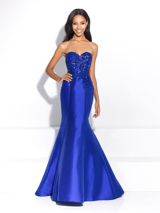 Madison James - 17-287 Dress in Blue