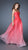 La Femme - Magnificent Ombre Chiffon Sweetheart Gown 17004 In Pink