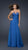 La Femme - Gorgeously Draped Sweetheart Empire A-Line Gown 17037 in Blue