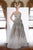 Janique - 17045 Embroidered Sweetheart A-line Dress In Gray