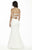 Jolene Collection - 17094 Strapless Beaded Mermaid Gown In White