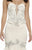 Jolene Collection - 17096 Strapless Beaded Mermaid Gown In White and Neutral