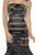 Jolene Collection - 17101 Strapless Straight Mermaid Gown In Black and Neutral