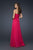 La Femme - Strapless Sweetheart Chiffon Gown 17111 In Pink