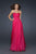 La Femme - Strapless Sweetheart Chiffon Gown 17111 In Pink