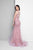 Terani Couture - Chic Foliage Embroidered Mermaid Gown 1711GL3555 - Purple