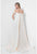 Terani Couture - Embroidered Off Shoulder with Cape Mermaid Gown 1711M3517  in Neutral