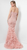 Terani Couture - 1712P2642 Strapless Lace Petal Applique Evening Gown In Pink