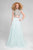 Terani Couture - Gorgeous Two-piece Gown with Embelished Waist 1712P2746 In Blue