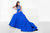 Terani Couture - Halter Long Gown with Sweep Train 1712P2884 In Blue
