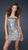 La Femme - Sequined Straight Neck Cocktail Dress 17136 in Silver