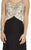 Jolene Collection - 17137 Sleeveless Beaded Cutout Gown  In Black and Neutral