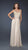 La Femme - Detailed V-neck Chiffon A-line Gown 17138 In Neutral