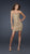 La Femme - Lavishly Beaded Strapless Cocktail Dress 17139 in Gold