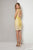 Terani Couture - Stunning Sleeveless Open Back Short Dress 1713C3103 In Yellow