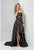 Terani Couture - 1713E3614 Strapless Straight Across A-line Dress In Black