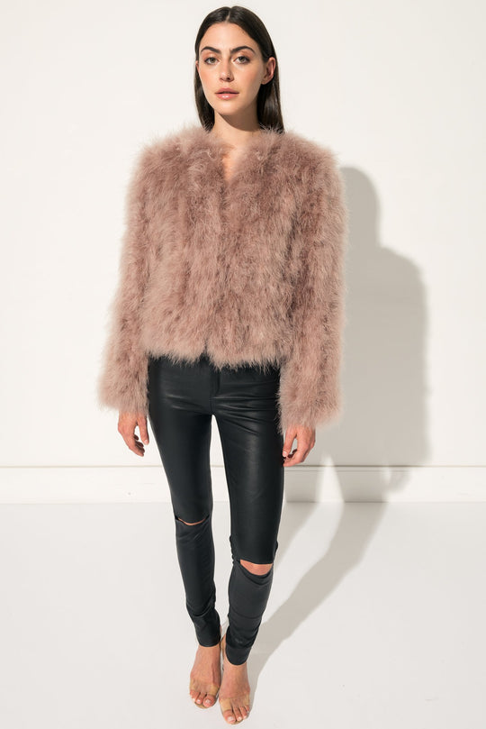 ESME Leather Jean with Knee Slits | ESME Jeans en cuir avec fentes aux genoux