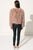  DEORA Veste de plumes rose