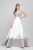 Terani Couture - Beaded Sweetheart A-line Gown 1721E4122 In Gray and Silver