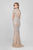 Terani Couture - Stunning Crystal Accented High Neck Mermaid Gown 1721GL4459 In Neutral