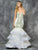 Colors Dress - 1721 Intricately Beaded Mermaid Gown in White