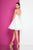 Terani Couture - 1721H4526 Crystal-Trimmed A-line Dress in White and Neutral