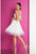 Terani Couture - 1721H4544 Embellished Illusion Jewel A-line Dress in White and Neutral