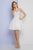Terani Couture - 1721H4572 Bejeweled Bodice Tulle Dress in White