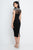 Terani Couture - 1722C4063 Embellished High Neck Cocktail Dress in Black