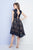 Terani Couture - 1722C4604 Lace High-Low Cocktail Dress in Blue