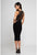 Terani Couture - 1722C4052 Sleeveless Sheered Cocktail Dress in Black