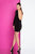 Terani Couture - 1722H4595 Long Sleeve Bejeweled Bateau Dress In Black