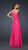 La Femme - One Shoulder Asymmetric Ruched Chiffon A-line Gown 17259 In Pink