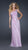 La Femme - One Shoulder Asymmetric Ruched Chiffon A-line Gown 17259 In Purple