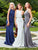Clarisse - 3482 Sleeveless Chic Jersey Sheath Gown in Blue and Gray