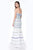 Colors Dress - 1725 Strapless Straight Across Trumpet Dress in White