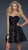 La Femme - Strapless Sweetheart Full Sequin Short Cocktail Dress 17263 In Black