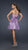 La Femme - Strapless Sweetheart Full Sequin Short Cocktail Dress 17263 In Purple