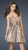 La Femme - Strapless Sweetheart Full Sequin Short Cocktail Dress 17263 In Gold and Brown