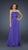 La Femme - Ruched and Beaded Straight Neck A-line Dress 17264 In Purple