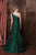 Colors Dress - 1739 One Shoulder Mikado Mermaid Dress in Green