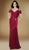 Rina di Montella - RD1748-1 Cold Shoulder Stretch English Net Gown