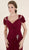 Rina di Montella - RD1748-1 Cold Shoulder Stretch English Net Gown In Red