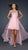La Femme - 17502 Beaded Sweetheart High-Low Chiffon A-line Gown in Pink