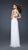 La Femme - Statuesque Ruched Sweetheart Chiffon Empire Gown 17521 In White