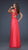 La Femme - Statuesque Ruched Sweetheart Chiffon Empire Gown 17521 In Red