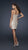 La Femme - Opalescent Sweetheart Sheath Cocktail Dress 17522 In Neutral and Pink