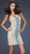 La Femme - Opalescent Sweetheart Sheath Cocktail Dress 17522 In Neutral and Pink