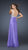 La Femme - Bead Embellished Ruched Sweetheart Chiffon A-line Gown 17543 In Purple