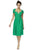TWIST1 Dress In Pantone Emerald